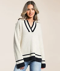 Hammond Oversized Polo Sweater
