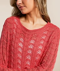 Azura Crochet Sweater