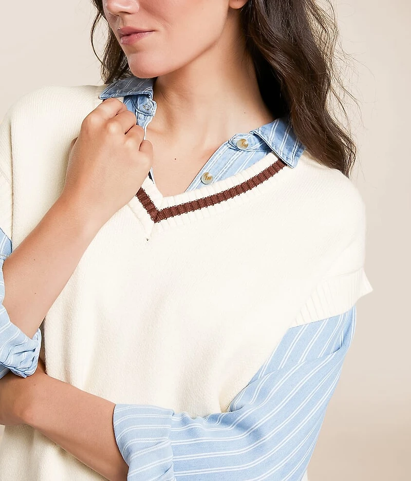 Fletcher Oversized Sweater Vest