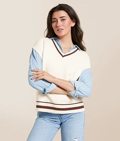 Fletcher Oversized Sweater Vest