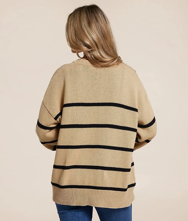 Boyfriend Striped Sweater