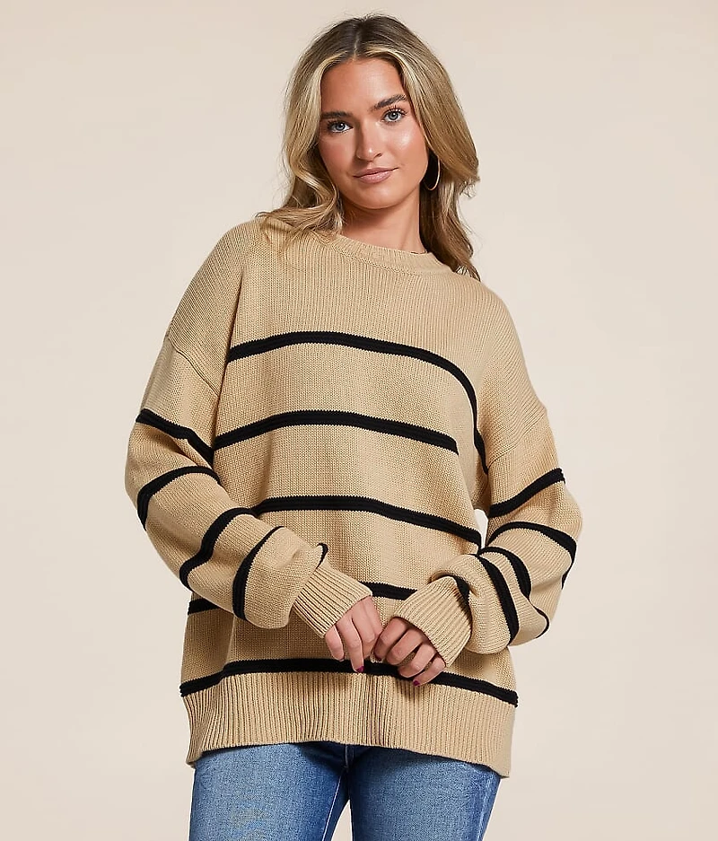 Boyfriend Striped Sweater