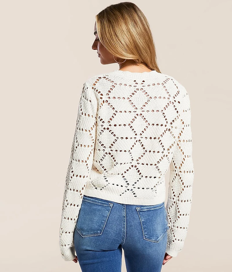 Rosalyn Pointelle Sweater