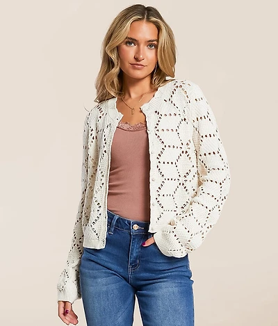 Z Supply Rosalyn Pointelle Sweater