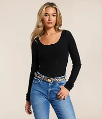 Tibi Floral Mesh Sweater