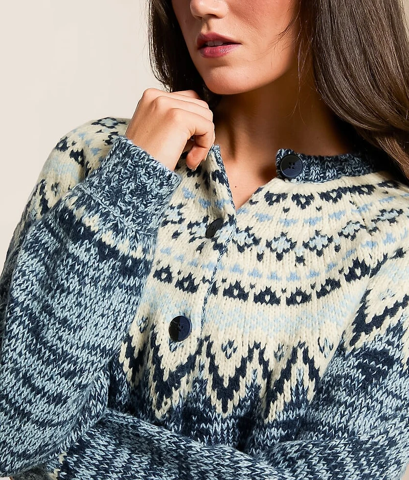 North Sea Fairisle Cardigan Sweater