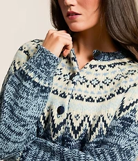 North Sea Fairisle Cardigan Sweater