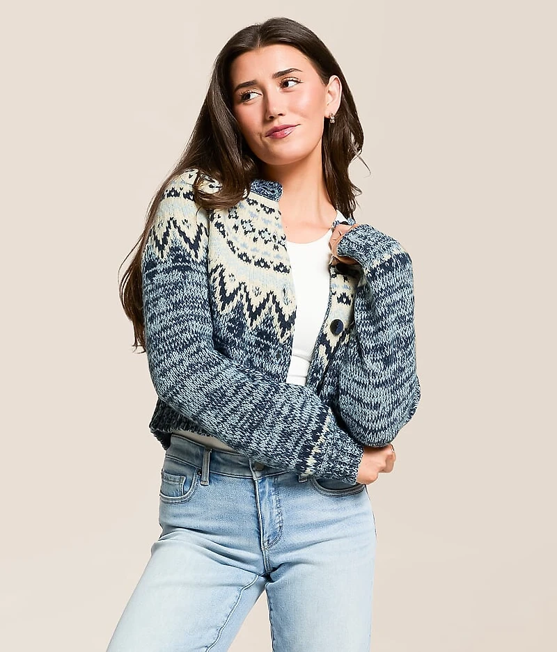 North Sea Fairisle Cardigan Sweater