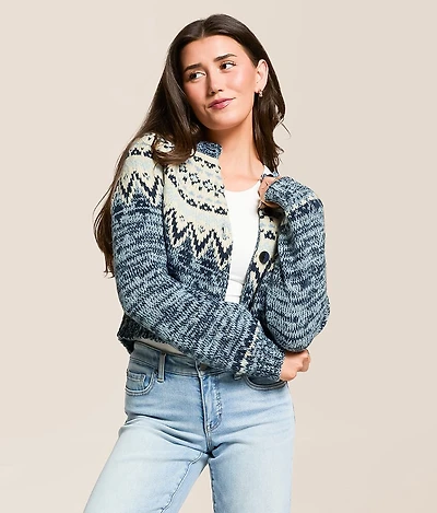 North Sea Fairisle Cardigan Sweater