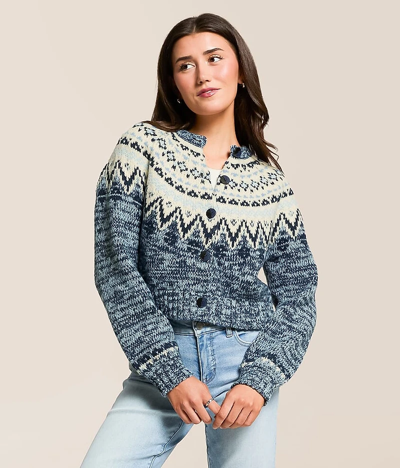 North Sea Fairisle Cardigan Sweater