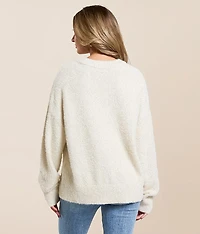 Merry Tinsel Eyelash Sweater