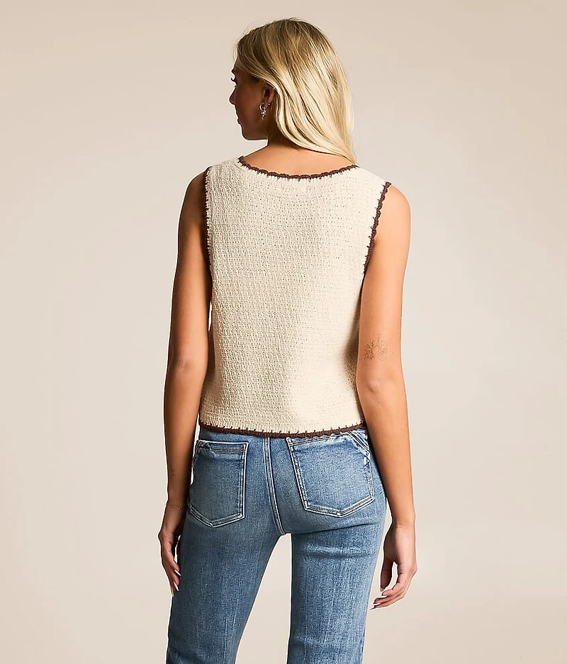 Yessenia Whipstitch Sweater Tank Top