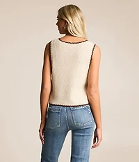 Yessenia Whipstitch Sweater Tank Top