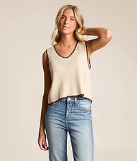 Yessenia Whipstitch Sweater Tank Top