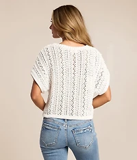 Ballast Crochet Cropped Sweater