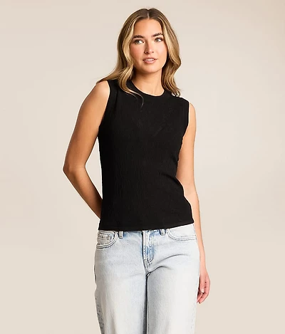 Tibi Mesh Tank Top