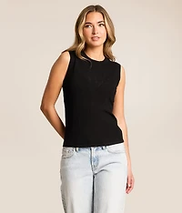 Tibi Mesh Tank Top