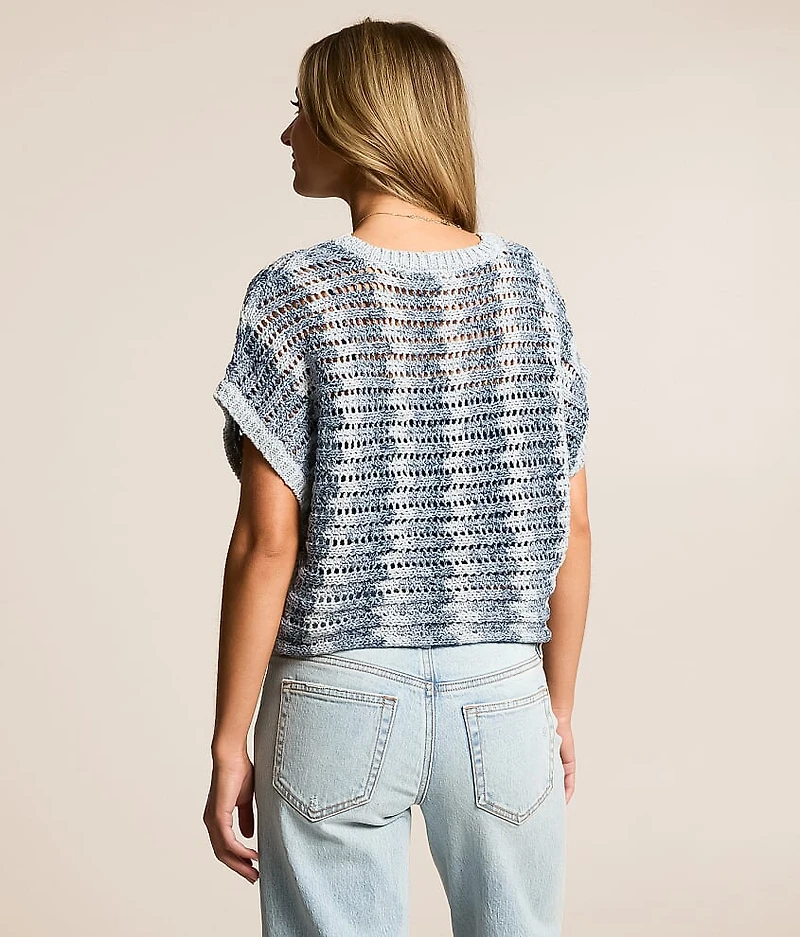 Ballast Crochet Cropped Sweater