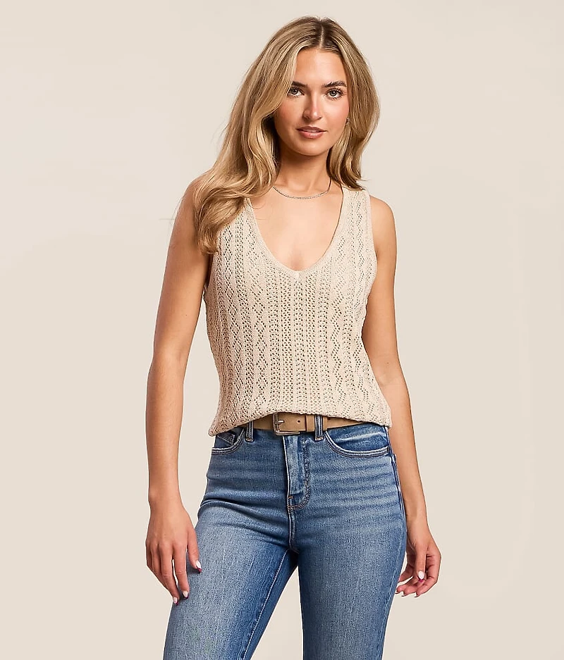 Glimmer Sweater Tank Top