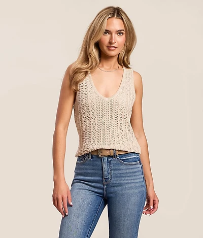 Glimmer Sweater Tank Top