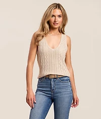 Glimmer Sweater Tank Top