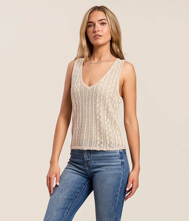 Glimmer Sweater Tank Top