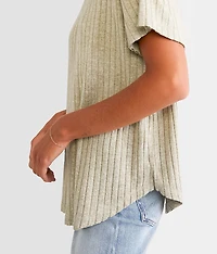 Brushed Rib Knit Top