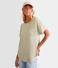 Brushed Rib Knit Top