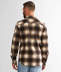Flannel Plaid Stretch Shirt