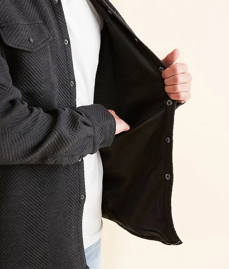 Athletic Flannel Textured Shirt