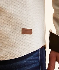 Textured Knit Athletic Shirt