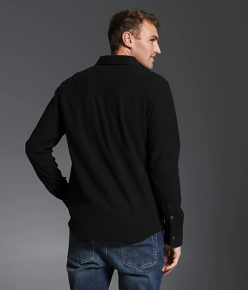 Textured Flannel Athletic Shirt