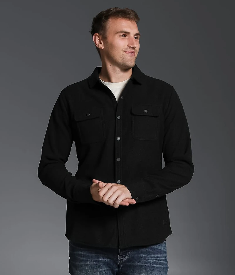 Textured Flannel Athletic Shirt