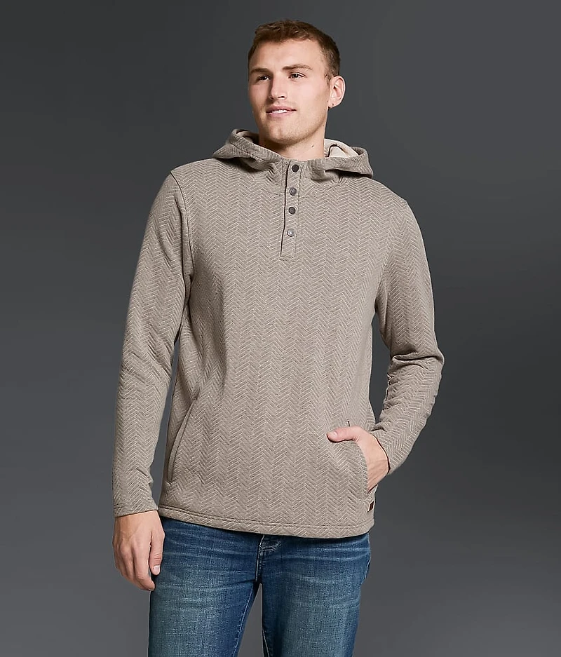 Herringbone Quilted Hoodie