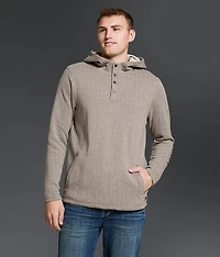Herringbone Quilted Hoodie