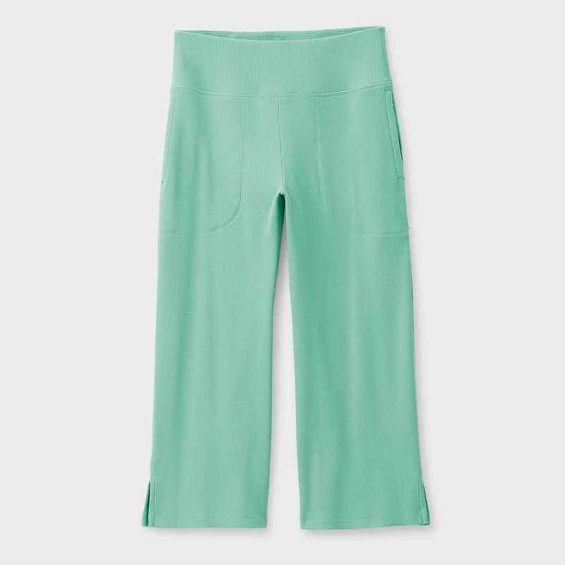 Women's Dang Soft Rib Relaxed Leg Capris