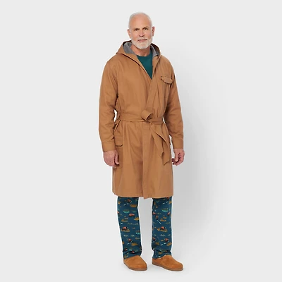 Men's Fire Hose Fleece-Lined Robe