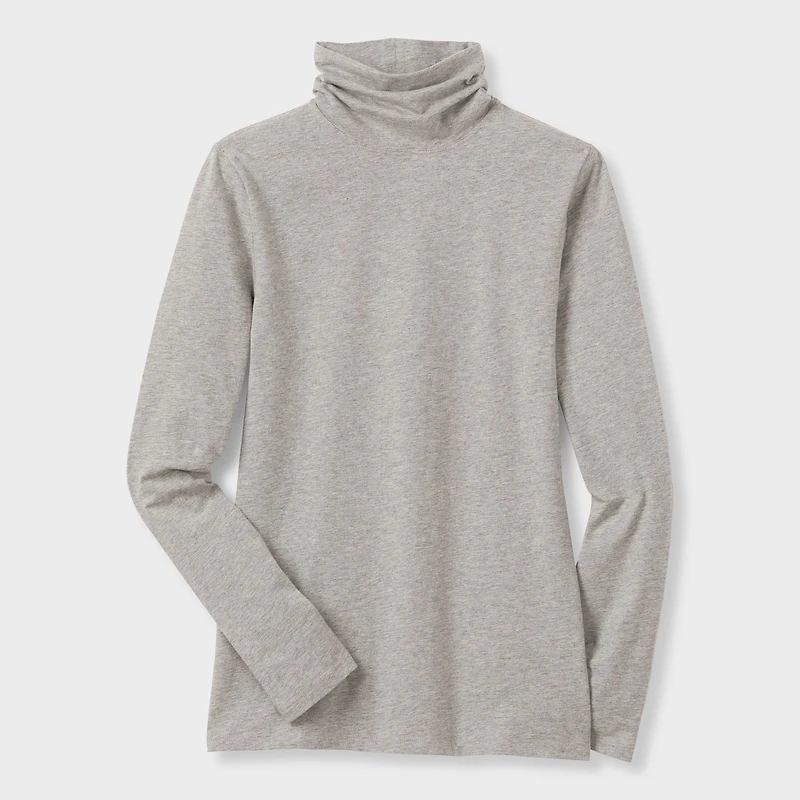 Women's No-Yank Long Sleeve Turtleneck T-Shirt
