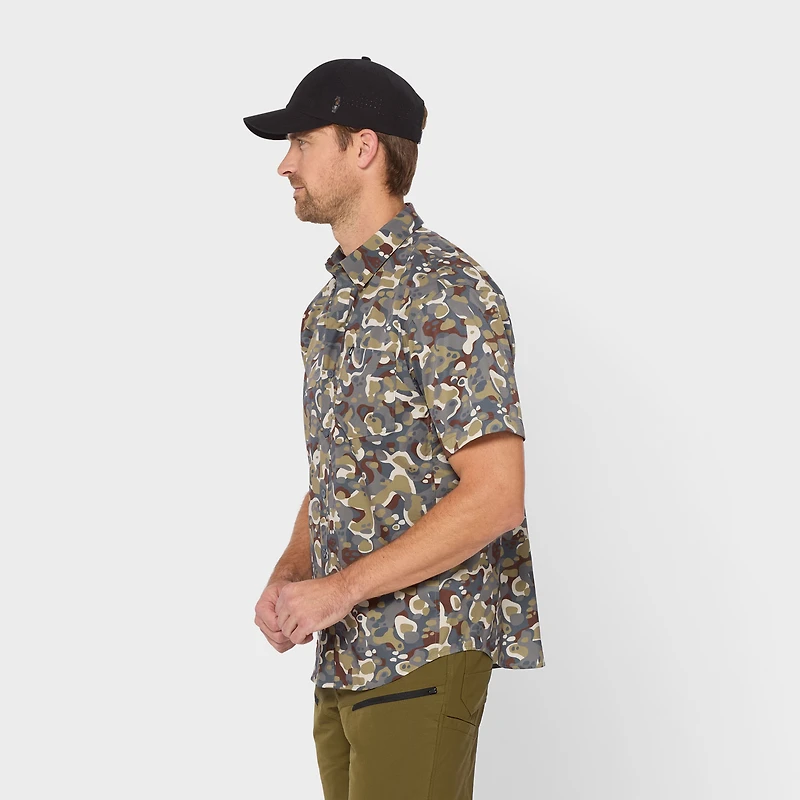 Men's AKHG Ventech Relaxed Fit Short Sleeve Shirt