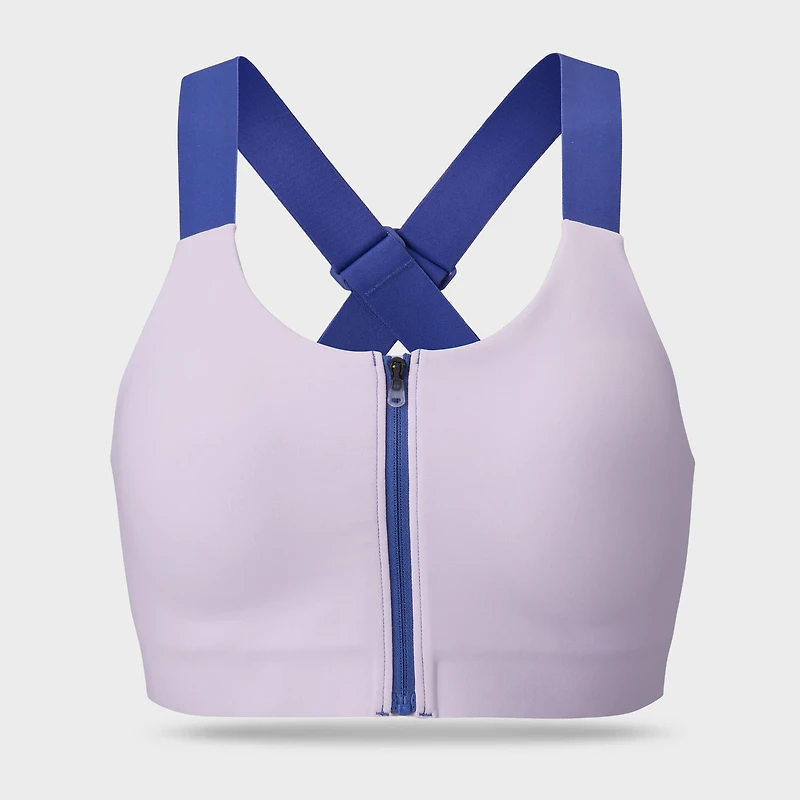 Women's Plus High-Impact Bonded Zip-Front Bra