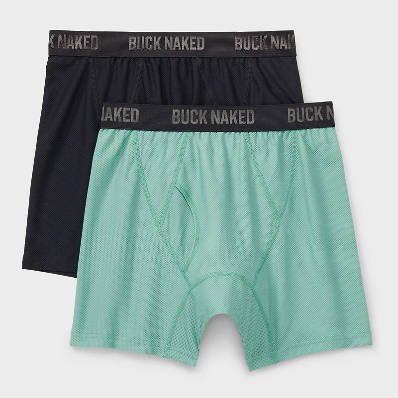 Men's Buck Naked Boxer Briefs 2-Pack