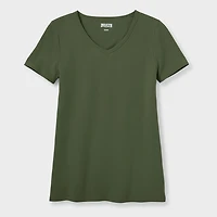 Women's No Yank Short Sleeve V-Neck Tee