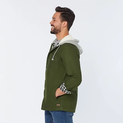 Men's Fire Hose Standard Fit Hooded Limber Jac