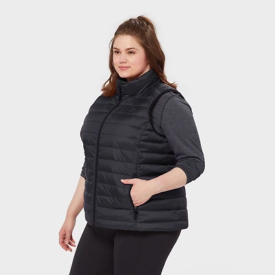 Women's Plus AKHG Puffin Mock Vest