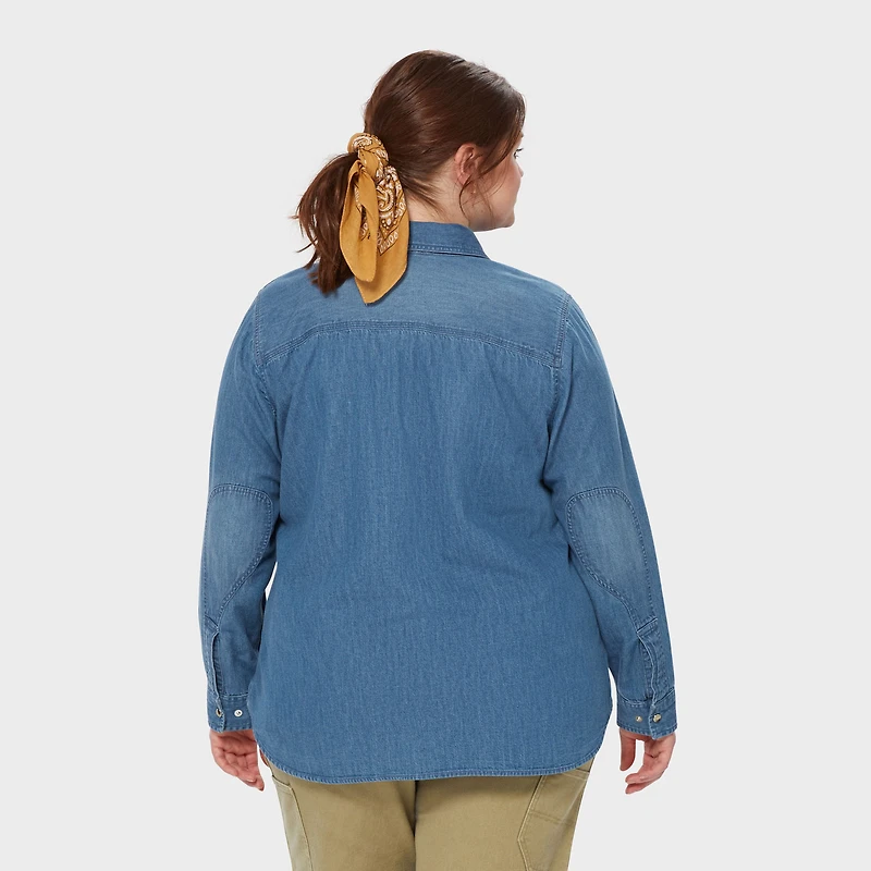 Women's Plus Denim Shirt
