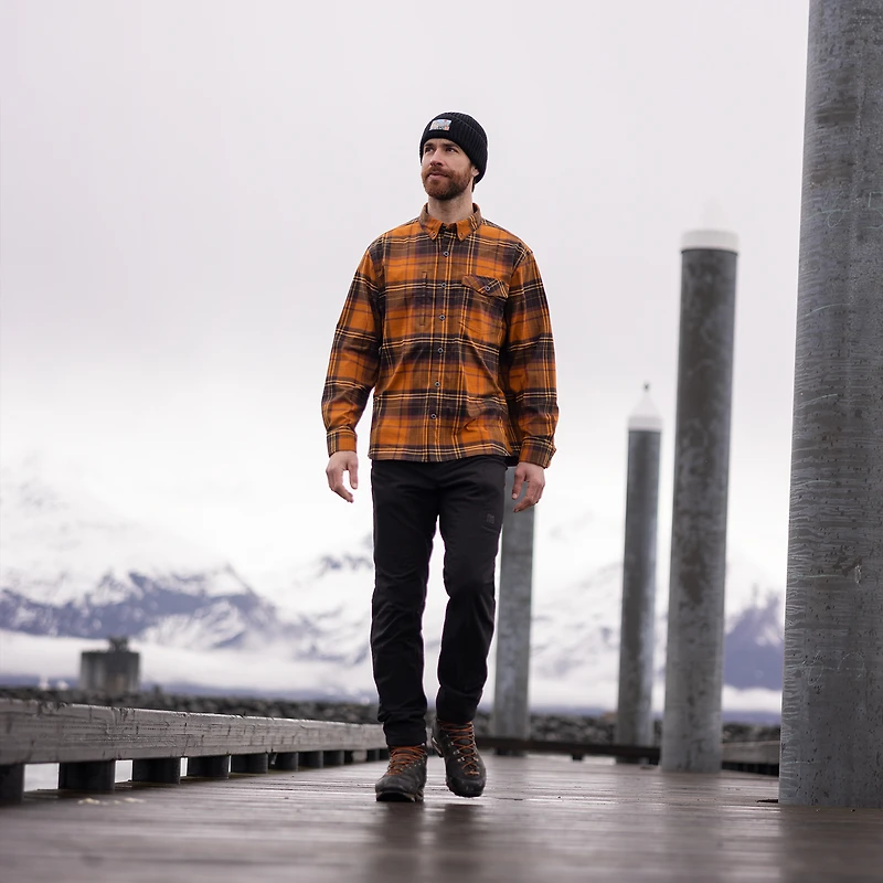 Men's AKHG Boar's Nest Standard Fit Flannel Shirt