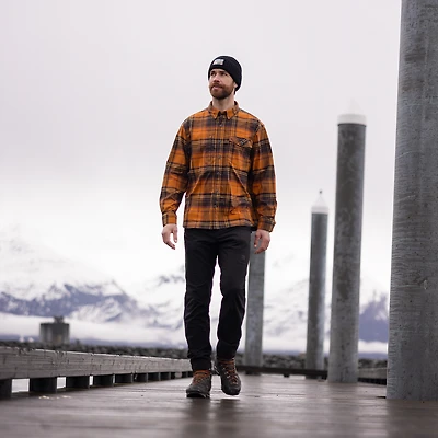Men's AKHG Boar's Nest Standard Fit Flannel Shirt