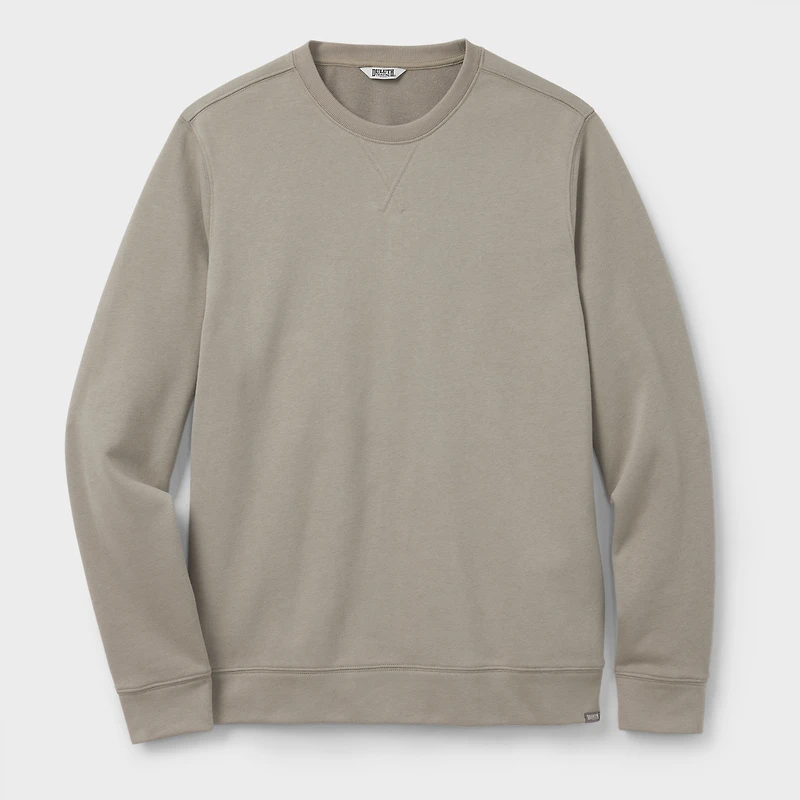 Men's Lazy French Terry Pullover Crew Sweatshirt