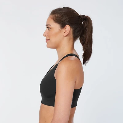 Women's High-Impact Bonded Zip-Front Bra