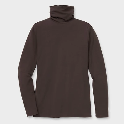 Women's Plus No-Yank Long Sleeve Turtleneck T-Shirt